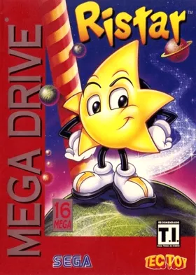 Ristar (USA, Europe) (August 1994) box cover front